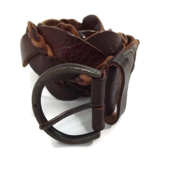 HOLLISTER Womens Mens DistressedTan Brown  Belt XS - Picture 8 of 8